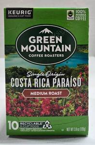 lot 270 image: Green Mountain Coffee Costa Rica Paraiso K-Cup Pods 10 Count
