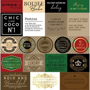 lot 5357 image: Reminisce Collection Kit 12X12-High Society 1