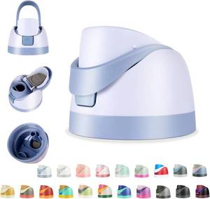 lot 5390 image: Replacement Lid for Owala Freesip,Compatible with Owala Freesip Water Bottle 16oz 24oz 32oz 40oz,Premium Replacement Accessories for Owala Cap,LeakProof,BPA-Free(Light Blue)