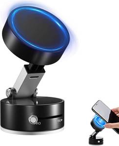 lot 5419 image: New Vacuum Magnetic Phone Holder, Suction Cup Phone Mount, Foldable Strong Magnetic Cell Phone Holder for CarGymMirrorSmooth Surface, Compatible with Magsafe iPhone