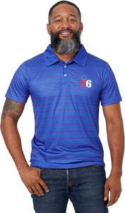 lot 5445 image: FOCO NBA Mens NBA Team Logo Polo Short Sleeve Polyester Shirt Large