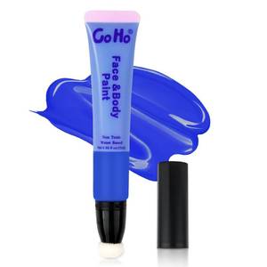 lot 5493 image: Lot Of 2 Go Ho Royal Blue Face Paint Washable,Water Based Cream Blue Face Body Paint,Halloween Cosplay SFX Smurf Mystique Avatar Clown Makeup,Highly Pigmented,Smooth and Safe for Skin