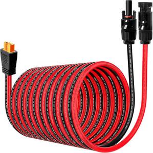 lot 5508 image: 12AWG 25FT Solar to XT60i Charge Extension Cable for Solar Panels Portable Power Stations