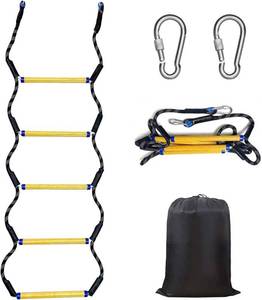 lot 5529 image: Heavy Duty 5-Step Boat Rope Ladder   400lbs Capacity, Extra-Long Design for Easy Boarding. Perfect for Inflatable Boats, Fishing Boats, Kayaks, Motorboats, and Canoes. Ideal for Safe Marine Use