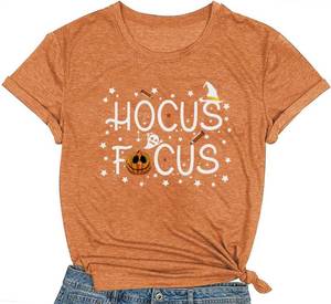 lot 5544 image: Women Halloween Shirt Why Yes I Can Drive A Stick Tshirt Halloween Witch Sarcastic Tee Tops 2XL Orange