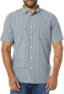 lot 5550 image: Amazon Essentials Mens Slim-Fit Short-Sleeve Poplin Shirt Size XL