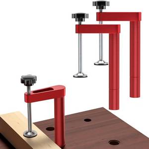 lot 5585 image: Bench Dog Clamp,34 inch 20mm) Heavy Duty Use Dog Hole Clamps Sturdy & Non-marking Bench Dogs Hole Clamp for woodworking Workbench Hand Tools 2 Pack
