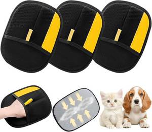 lot 5589 image: Pet Hair Removal Gloves,Electrostatic Gloves Pet Hair, Efficient Grooming Glove for Cats Dogs, Reusable Pet Hair Removal Tool for Couch, Furniture, Carpet, Curtain (3)