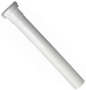lot 5632 image: Highcraft Plastic Extension Tube Solvent Weld 1-12 x 12 white Extension Tube for Kitchen Sink and Bathroom Sink Tubular Drain Applications