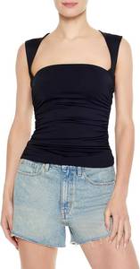 lot 5664 image: Forever 21 Womens Ruched Sleeveless Top - Size XS