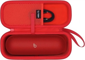 lot 5761 image: LTGEM Case Compatible with Beats Pill Portable Speaker, Red