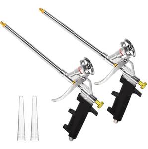 lot 5766 image: 2X PU Spray Foam Gun, sealant Foam Gun, Spray Foam Distribution Gun, Spray Thermal Insulation Expansion Foam Gun, Used to Fill The Gaps of Sealed Windows