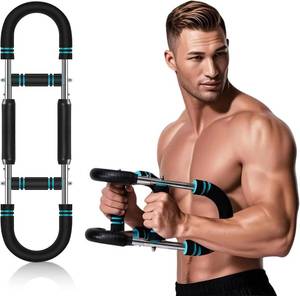 lot 5803 image: Twister Arm Exerciser, Adjustable Chest Expander, arm Exerciser, Shoulder Muscle Training, Portable Spring Resistance for Home Fitness