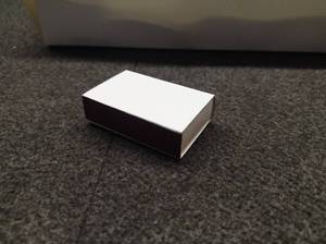 lot 5835 image: 60pcs Blank Match Boxes, 2.25x1.42x0.59in Bulk Blank Matchboxes DIY Craft White Storage Container Holder with Double-Sided Striker Wedding Bridal Baby Shower Birthday Party Favors, No Matches Included