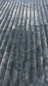 lot 2066 image: Members Mark Faux Fur Comforter Set. Size King. Color Blue.