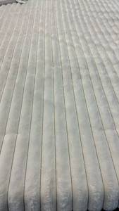 lot 2069 image: Members Mark Faux Fur Comforter. Size FullQueen. Color White.