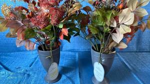 lot 2084 image: Pair of 18�� Threshold Faux Arrangements.