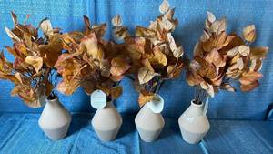 lot 2088 image: Two Pairs of 22�� Threshold Faux Arrangements.