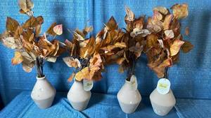 lot 2090 image: Two Pairs of 22 Threshold Faux Arrangements.