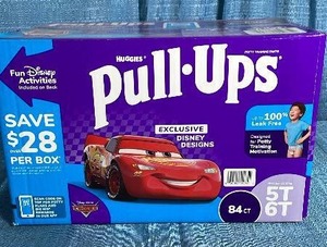 Huggies Pull-Ups Disney Cars Training Pants 5T-6T