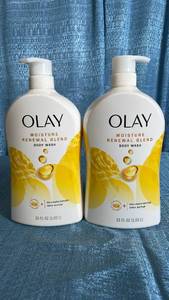lot 3021 image: Olay Moisture Renewal Blend Body Wash 35 FL OZ