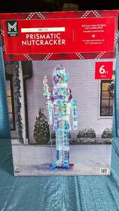 lot 3030 image: LED Prismatic Nutcracker Christmas Decoration