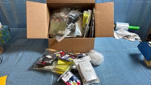 lot 8060 image: Bulk Lot of Mixed Face Masks and Accessories