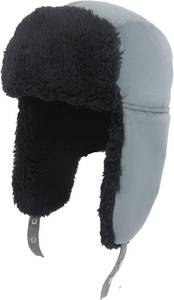 lot 8473 image: Windproof Suede Trapper Hat Cozy Plush Russian Ushanka Hat with Ear Flaps, for Men & Women