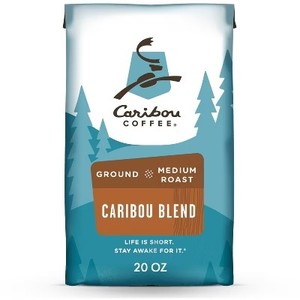lot 8617 image: Caribou Coffee Caribou Blend Medium Roast Ground Coffee - 20oz