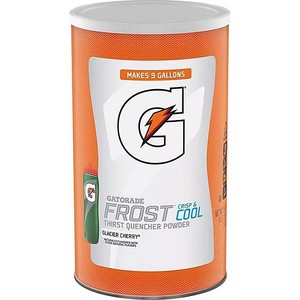 lot 8676 image: Gatorade Frost Thirst Quencher Powder, Glacier Cherry 76.5 oz.