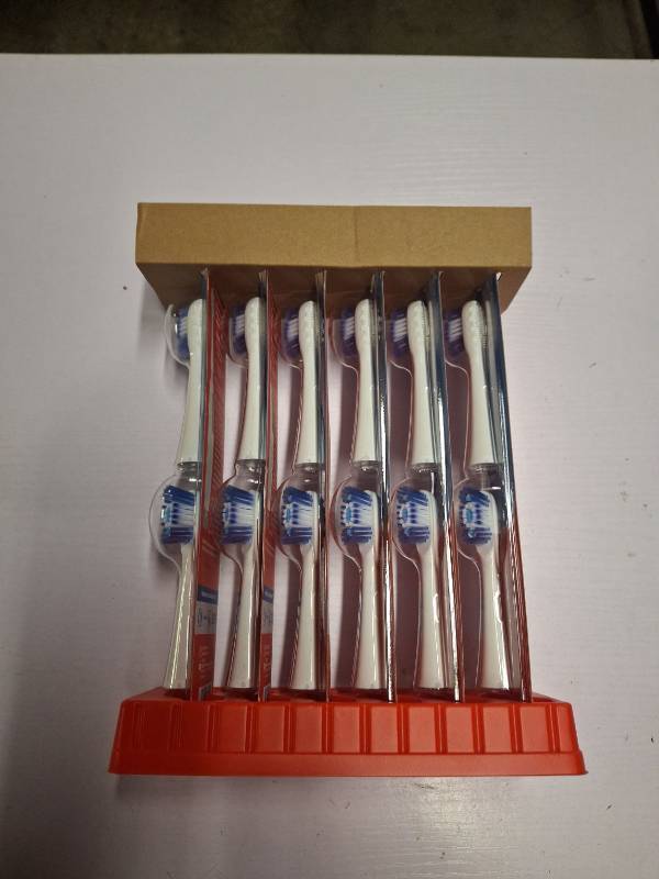 lot 1660 image: Colgate 360 Floss Tip  Sonic Powered Battery Adult Toothbrush  Refill Pack - 12 pack