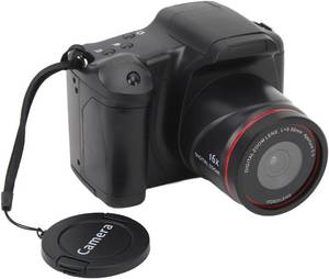 lot 8596 image: Digital Camera 1080P 16MP for Photography Video with 16X Zoom Autofocus, 2.4 Inch Screen Anti Shake Night Vision Vlogging Camera for Travel for Teens Boys Girls