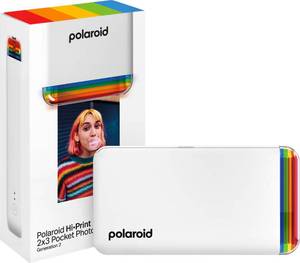 lot 8685 image: Polaroid HiPrint Generation 2 2x3 Pocket Photo Printer White - White