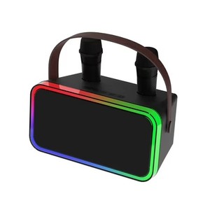 lot 8691 image: onn. Portable Karaoke with Wireless Microphones, 9 Hours Playtime, Bluetooth Wireless Technology