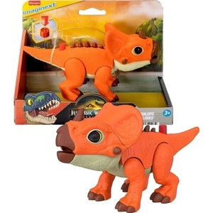 lot 8698 image: Fisher-Price Imaginext Jurassic World Rebirth Aquilops Dinosaur Action Figure with Motion