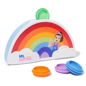 lot 8700 image: Ms. Rachel Electronic Rainbow Color Sorter with Lights, Music & Sounds, 7 Colors, For Kids Ages 1