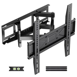 lot 8708 image: MountLiving Full Motion TV Wall Mount for 26-70 Screens, Articulating Bracket with Swivel,Tilt&Level, Max VESA 400x400mm, 99 lbs, Fits 1216 Studs