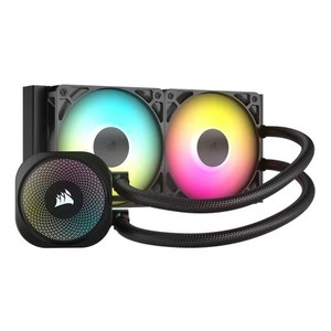 lot 8712 image: CORSAIR NAUTILUS 240 RS ARGB Liquid CPU Cooler   RS120 ARGB Fans   Fits Intel  LGA 1851, AMD  AM5AM4   Simple Daisy-Chain Connections - Direct Motherboard Connection