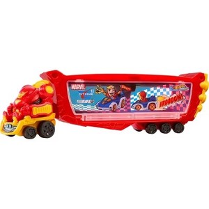 lot 8727 image: Hot Wheels RacerVerse Marvel Hulkbuster Hauler