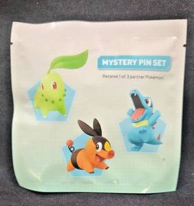 lot 8747 image: Pokemon ZA Pre Order Bonus Mystery Pin Set Blind Bag