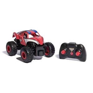 lot 8731 image: Monster Jam Marvel The Amazing Spider-Man RC Monster Truck 124 Scale