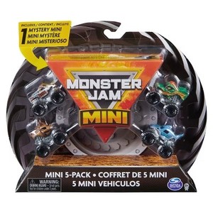 lot 8801 image: Monster Jam Mini Vehicles 5pk