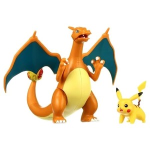 lot 8803 image: Pok mon Battle Figure 2 Pack - Features 4.5-inch Charizard and 2-inch Pikachu Battle Figures