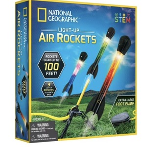 lot 8824 image: National Geographic  5-Piece Light-Up Air Rockets Set