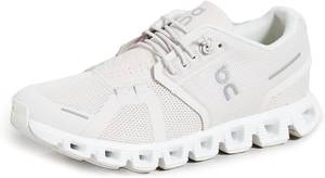 On Women's Cloud 5 Running Sneakers Pearl/White Size 11