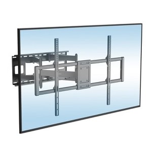 lot 8853 image: Mount-It Heavy Duty XXL Full Motion TV Wall Mount for Extra Large TVs, Holds up to 264lb, Swivel Tilt Extension Adjustable TV Mount for 60 to 120 in.