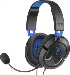 lot 5577 image: Turtle Beach - Recon 50P Wired Gaming Headset for PlayStation, PS5, PS4, Xbox Series X  S, Xbox One, Nintendo Switch, Mobile & PC - BlackBlue