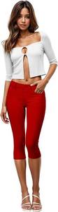 lot 5614 image: Hybrid & Company Womens Ultra Stretch Mid Rise Skinny Capri Pants with Pockets SIZE 2X