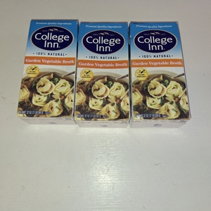 lot 6121 image: 3 Packs College Inn Gluten Free Garden Vegetable Broth - 32 fl oz