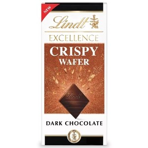 lot 12529 image: 12 Pack Lindt Crispy Chocolate Wafer Bar - 3.5oz